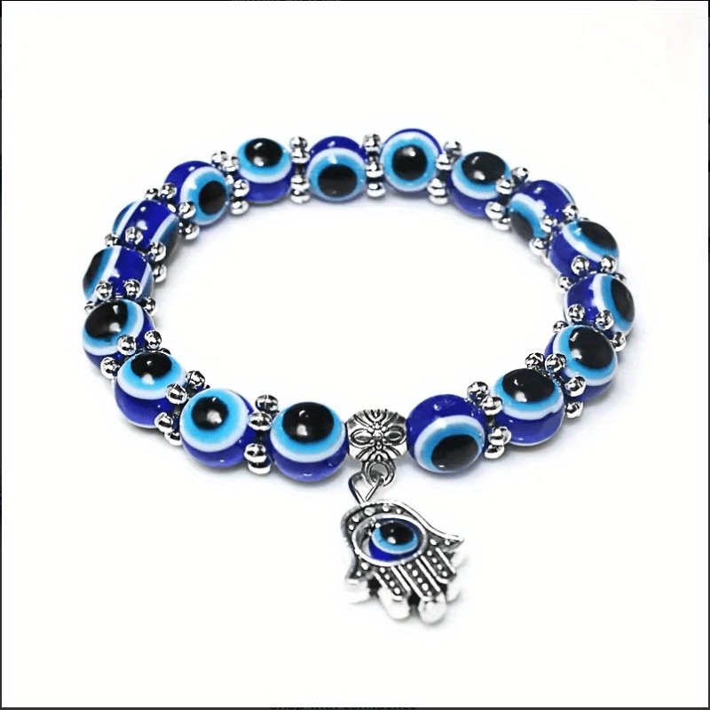 Devil's Eye Charm Bracelet Good Luck Anniversary Birthday Friendship Gift