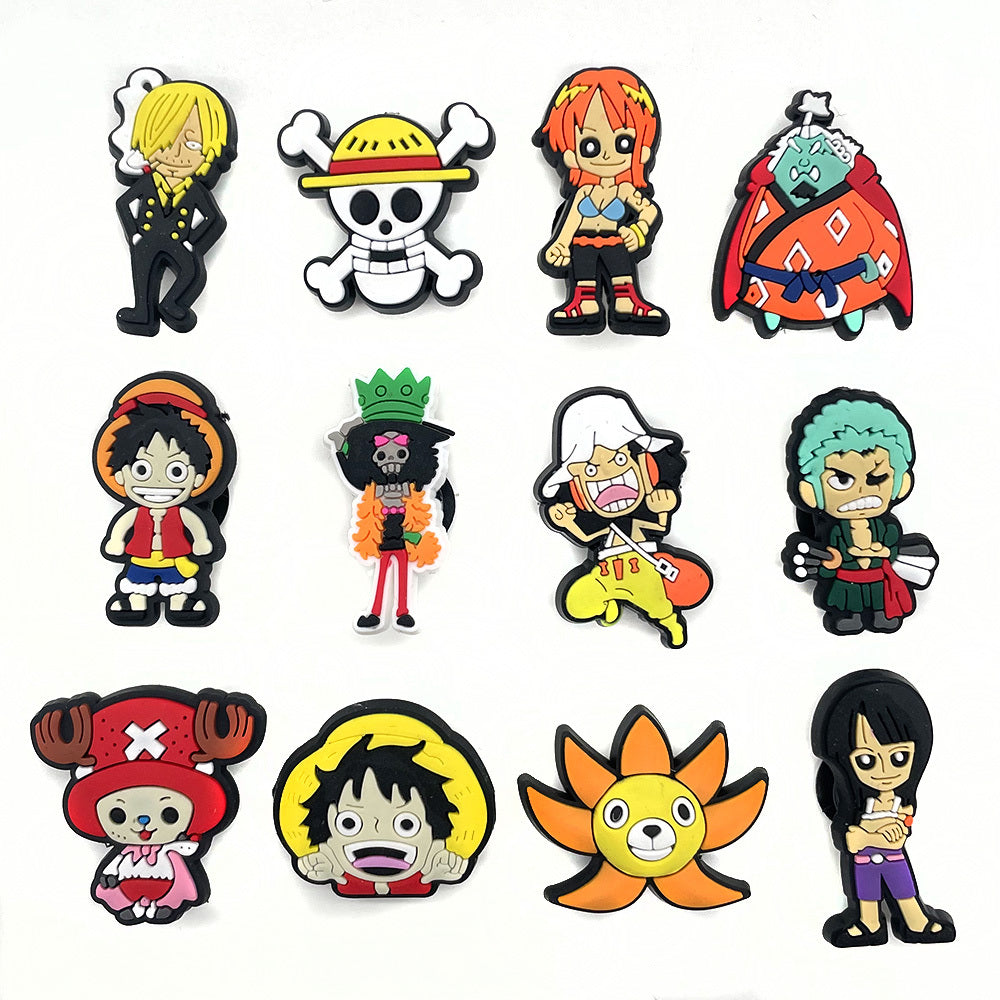 12pcs Anime Cartoon Shoe Charms for Kids Adults Party Fav