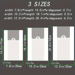 100pcs Light Bear Shopping Bags for Supermarket