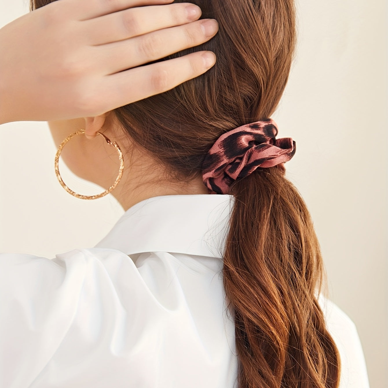 10pcs Large Scrunchie Hair Tie Hair Rope Female Party Hair Accessories