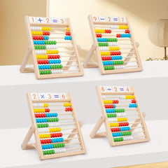 Wooden Abacus Toy for Early Learning Math - Preschool Educational Counting Beads
