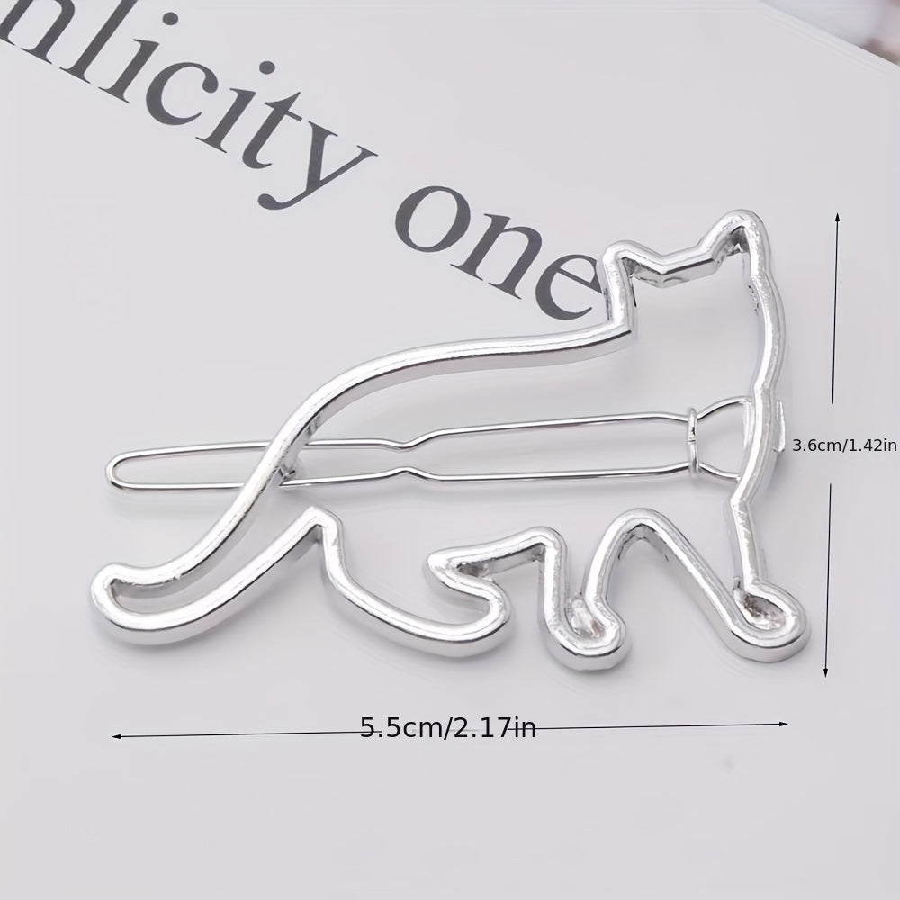 2pcs Cat Hair Clip Fashionable Hair Clip Pet Hair Accessory