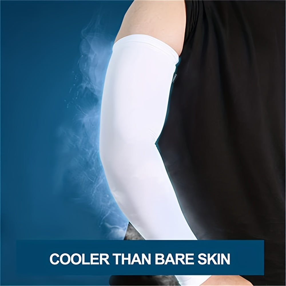 Cooling Arm Sleeves for Men and Women - Sun Protection for Cycling Running