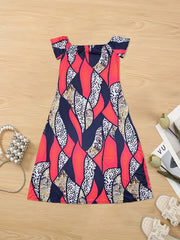  Colorblock Paisley & Leopard Print Maxi Dress