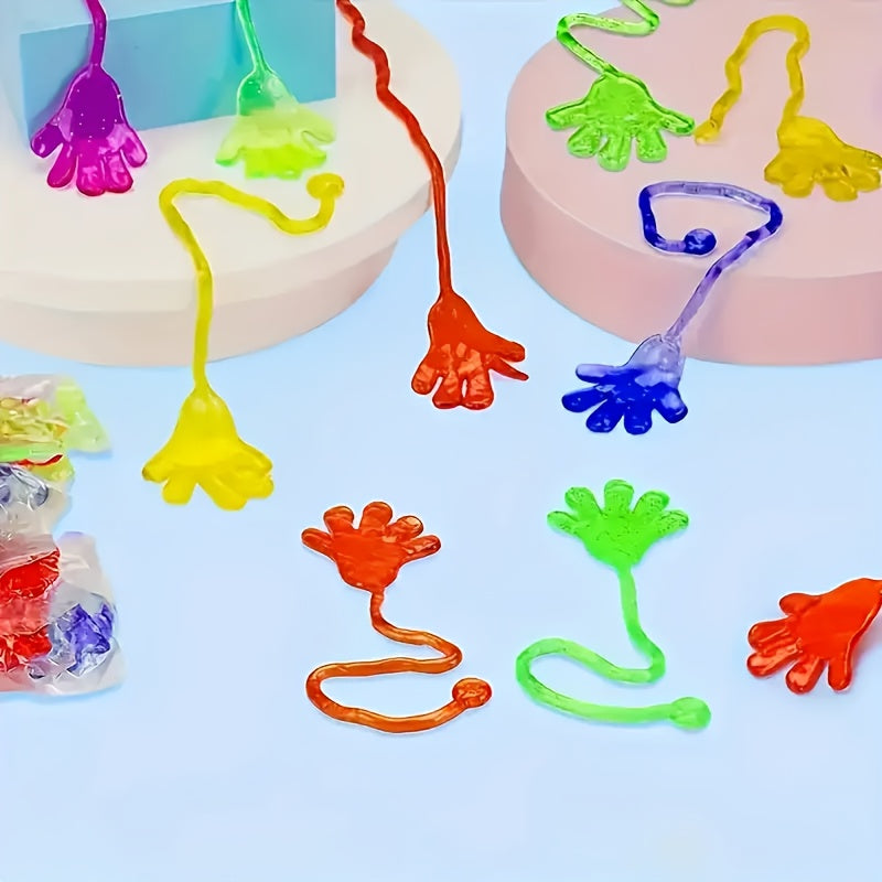 Stretchy Hand Toys Colorful Finger Puppets Sensory Play Party Favors