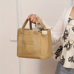 Canvas Tote Bag Lightweight Handbag for Shopping