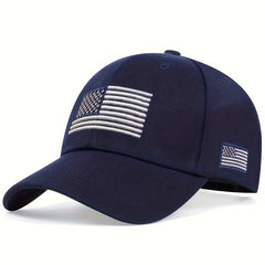 Mens American Flag Baseball Cap Adjustable Casual Hat Spring Autumn