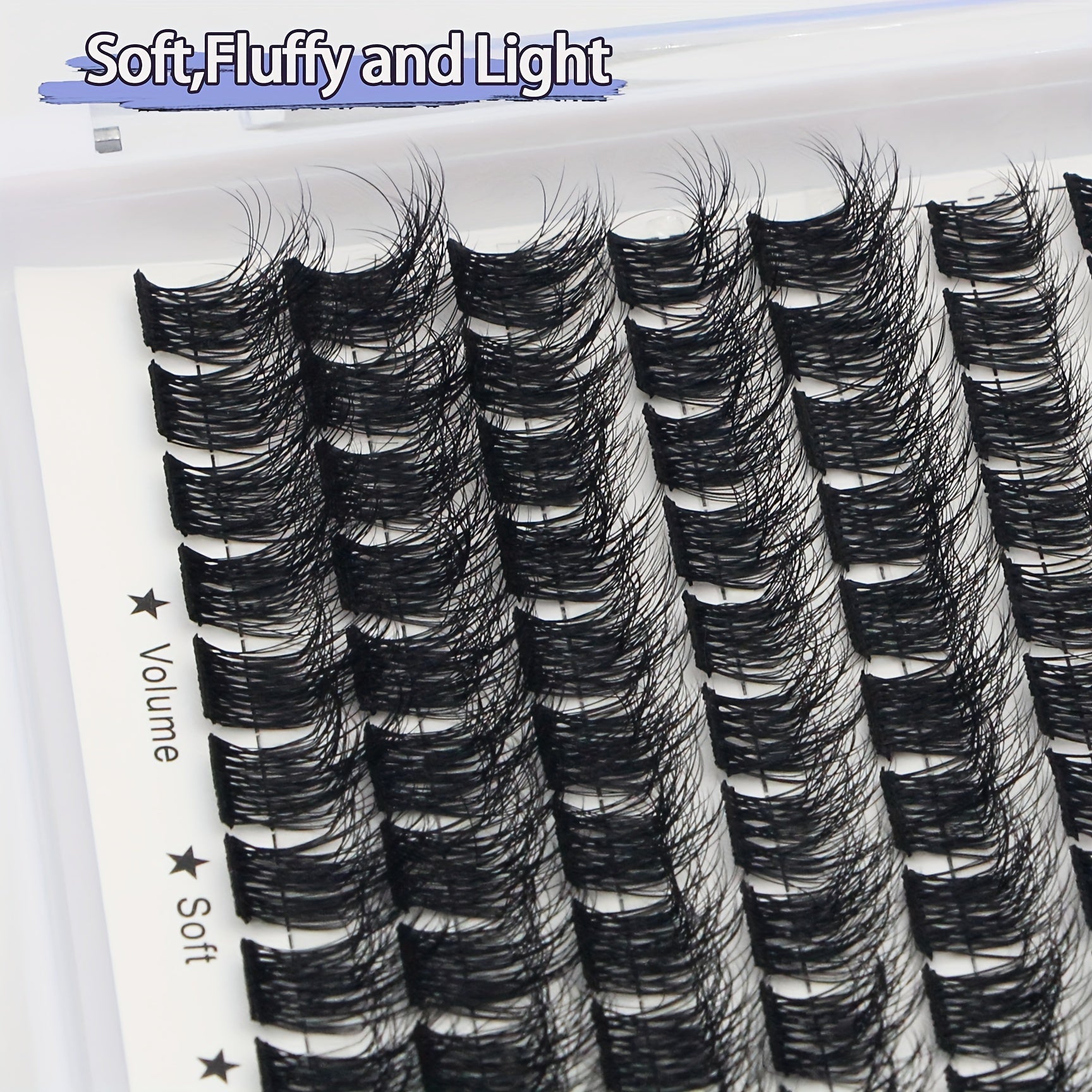 D Curl Lash Clusters 144Pcs Eyelashes 8-16mm