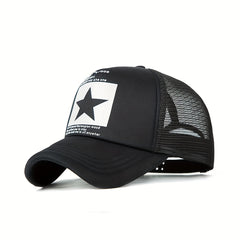 Pentagram Pattern Mesh Baseball Cap