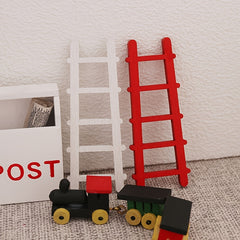 1pc Wooden Ladder Model Dollhouse 1:12 Scale OB11 BJD Collectibles