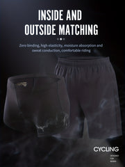 Men's Breathable Cycling Shorts with Cushioning for Comfortable Riding