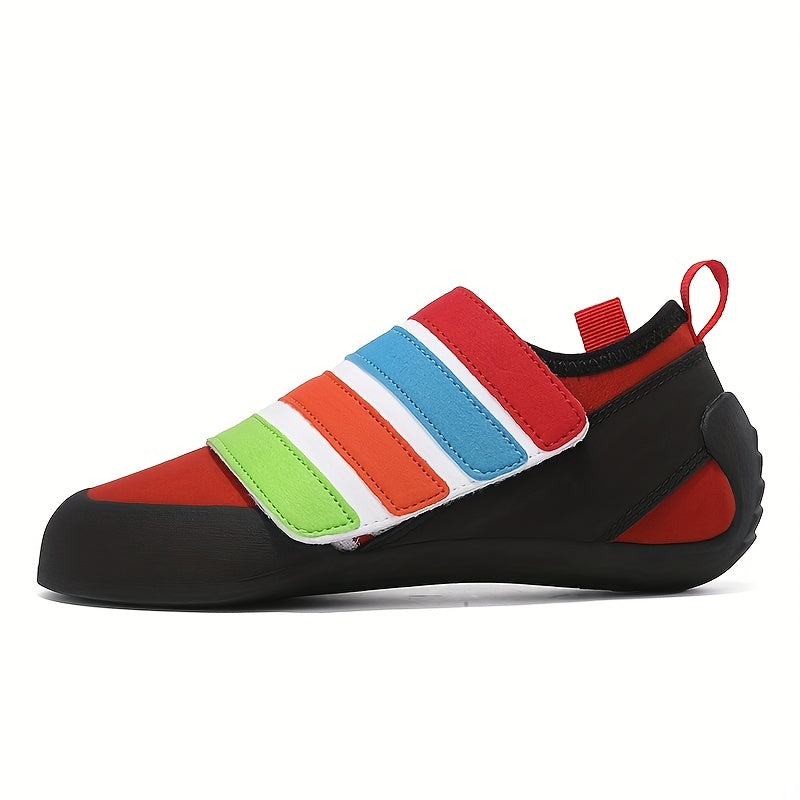 Unisex Kid's Climbing Shoes With Hook And Loop Fastener