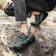 Men's Camo Hiking Sneakers Wear Resistant Non Slip Outdoor Shoes