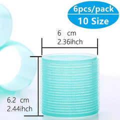 Heatless Hair Curlers Set Self Grip Rollers For Stylish Curls And Waves
