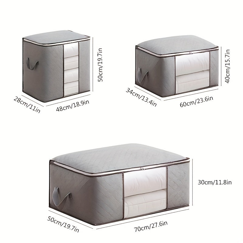 Large Storage Bags 70 50 Clothes Storage Bins Foldable Closet Organizer