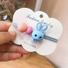 Rabbit Hair Rope Hair Tie Girl's Ponytail Head Tie Hair Accessories