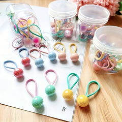 Small Ball Decor Hair Tie Candy Hair Rope Hair Ring Sweet Hair Accessories