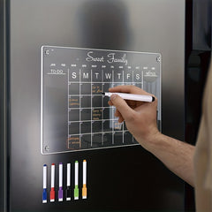 6-Piece Marker Set with Magnetic Planning Notes Board