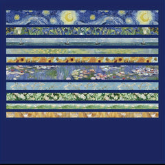 10 Volumes Paper Set Tape Sky Stars Series Retro High Appearance Level
