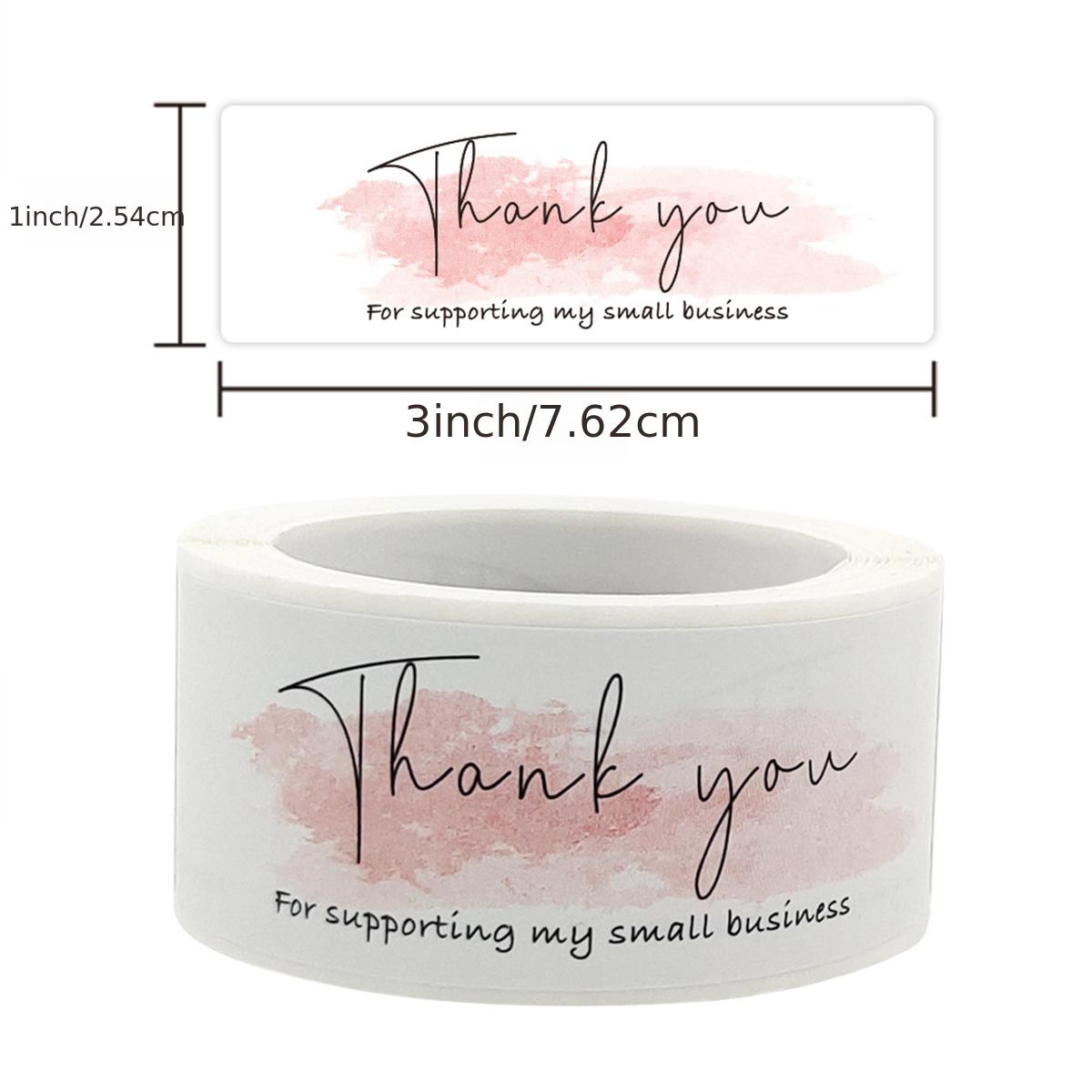 120 Pcs Thank You For Supporting My Small Business Stickers