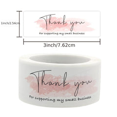 120 Pcs Thank You For Supporting My Small Business Stickers