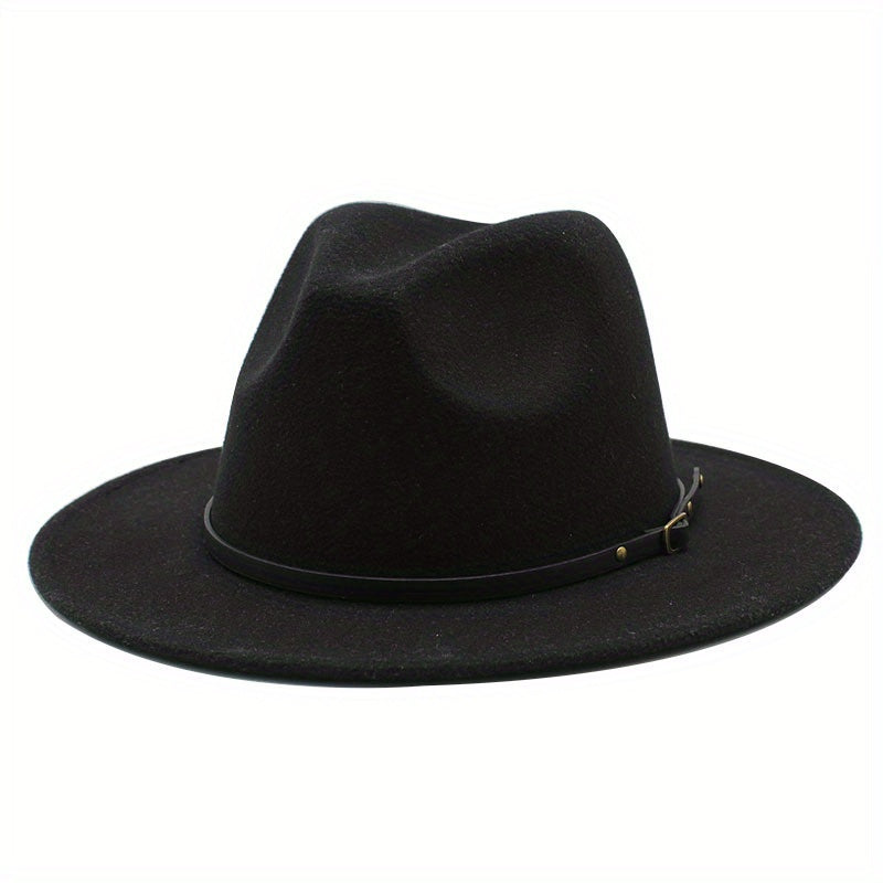 Retro Breathable Fedora Cap for Men and Women