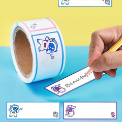 Cartoon Tape Name Stickers Multifunctional Message Index Handwritten Label