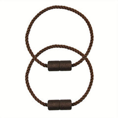 2pcs Magnetic Curtain Tiebacks Modern Rope Tiebacks For Drapes