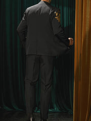 Bronzing Style Suit Men s Slim Fit Business Blazer