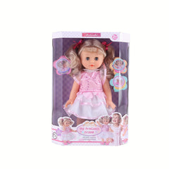 13" Interactive Walking & Singing Doll Pink Dress Red Bow 3 in 1 Functi