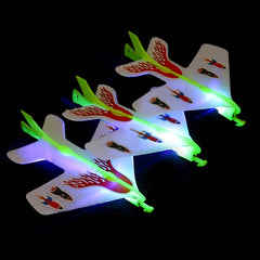 Educational Slingshot Airplane Toy For Kids - Light Plane with Flash