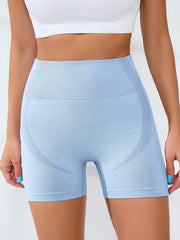 Summer Seamless Hip Lifting Yoga Sports Shorts High Waist