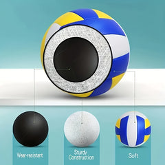 Soft and Durable No 5 Volleyball for Indoor and Outdoor Use