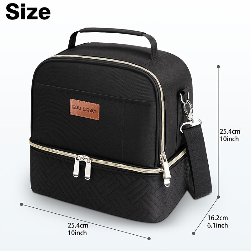 Insulated BALCRAZY Lunch Bag Cooler with Front Pocket