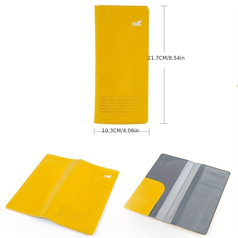 Multifunctional Passport Holder Card Holder PVC Document Holder
