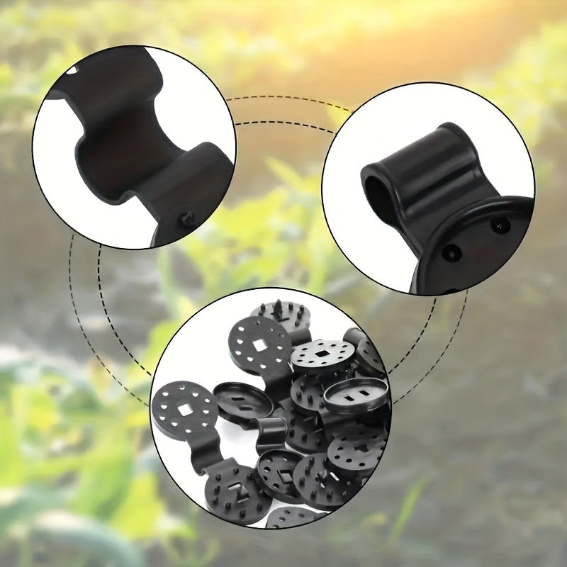 50 Heavy Duty Lock Grips Shade Cloth Plastic Clips Greenhouse Clamp