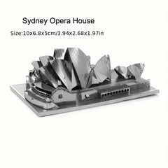 3D Metal Puzzle Notre Dame De Paris Castle Model Gift
