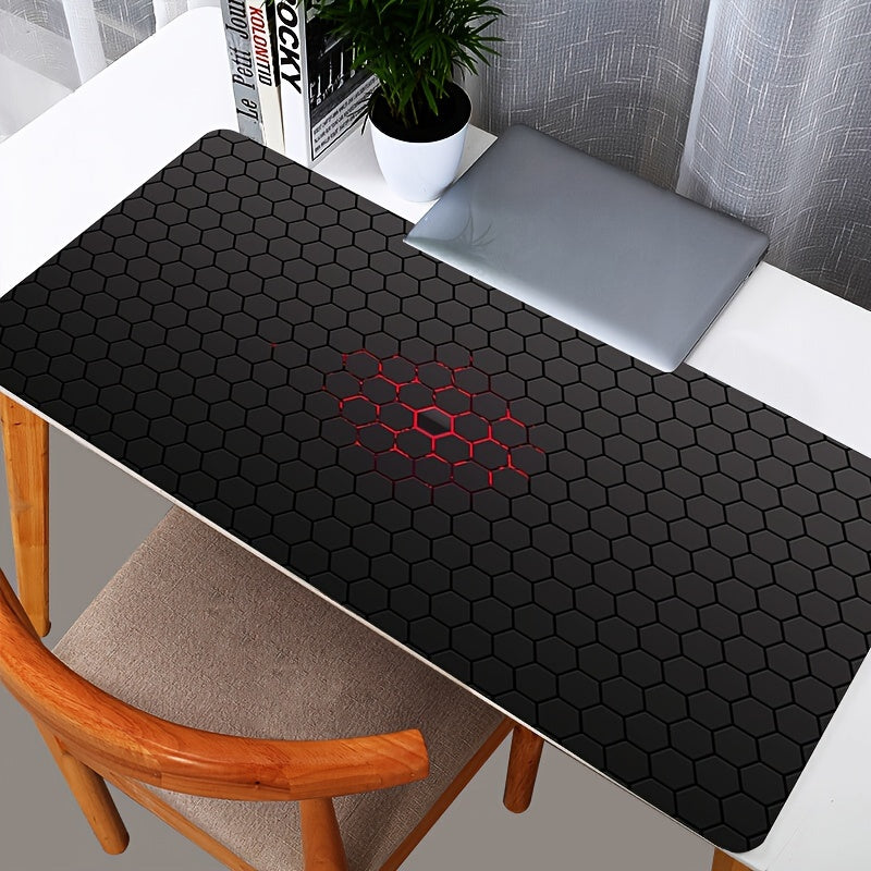 Anime Geometric Large Mouse Pad Non Slip Mousepad Office Laptop Mat