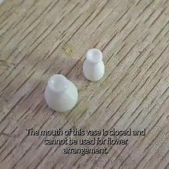 30pcs Miniature Bottles Resin Material Closed Mouth Small Bottles