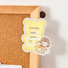 100 Sheets 1 Box Sticky Notes Cartoon Creative Small Box Sticky Notes Stickers