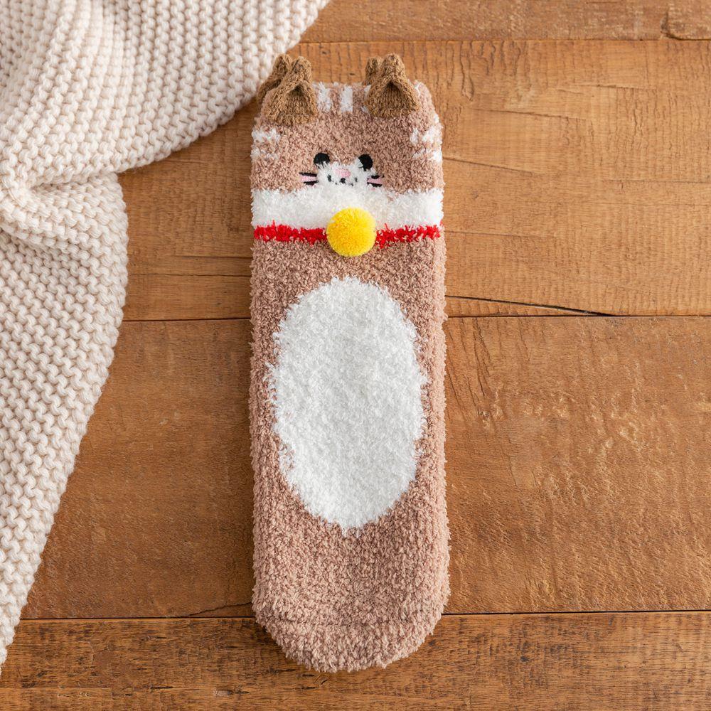 Cozy Cartoon Animal Socks for Winter Women's Stocking