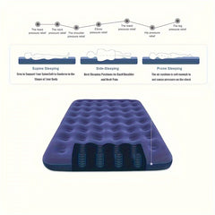 Portable Inflatable Bed Air Cushion Bed Thickened Inflatable Folding Air Mattres