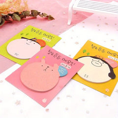 3pcs Cartoon Sticky Notes For Students & Office Workers