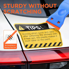 Plastic Razor Blades Scraper Tool - Paint Remover with Blades Kit