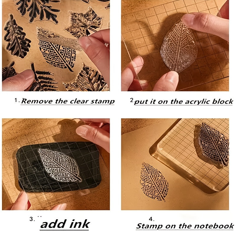 Gear Clear Stamps DIY Scrapbooking Silicone Stamps Paper Card Decoration