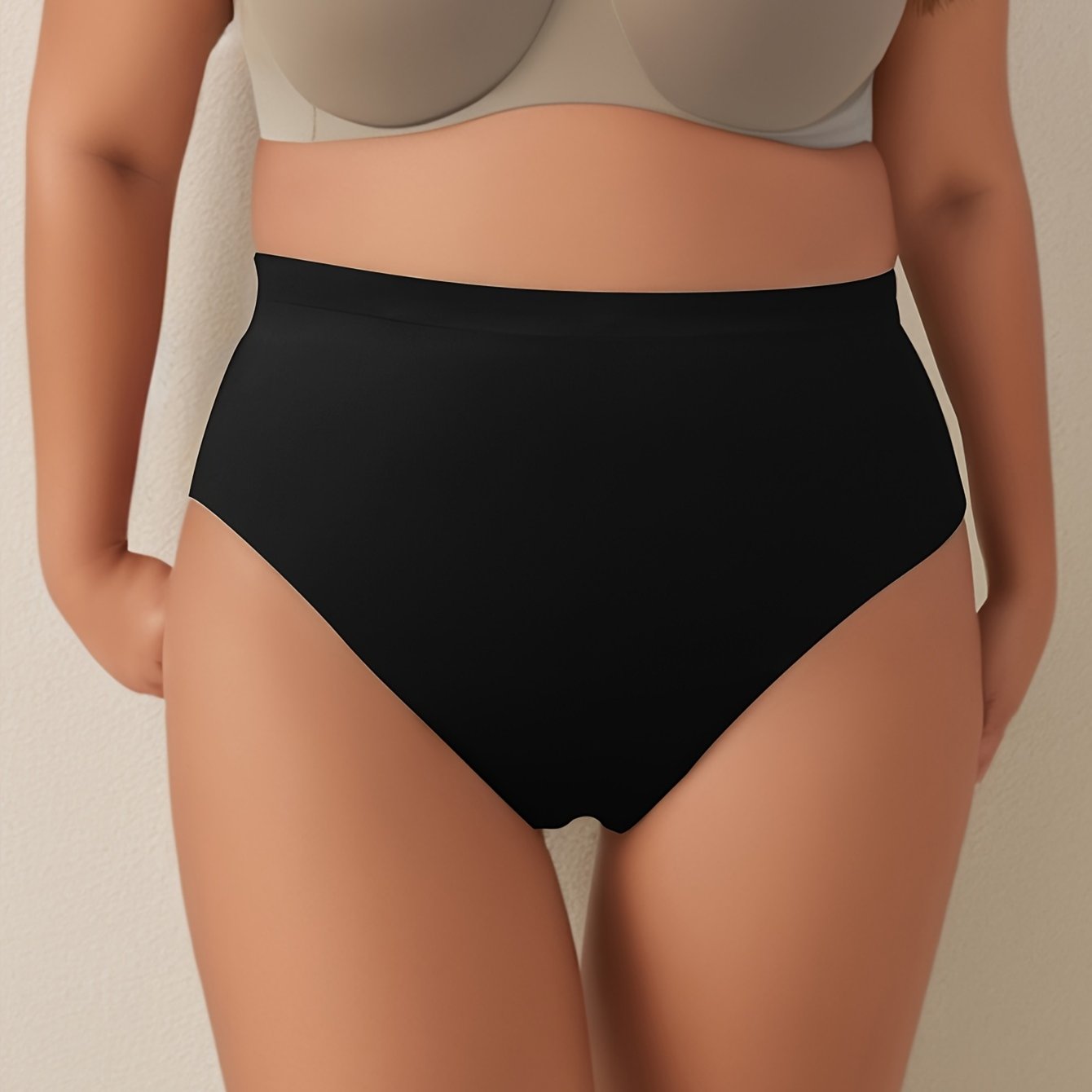  Seamless High Waisted Basic Underwear