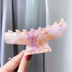 Acetate Acrylic Hair Claw Clip Retro Strong Hold Hair Jaw Clip