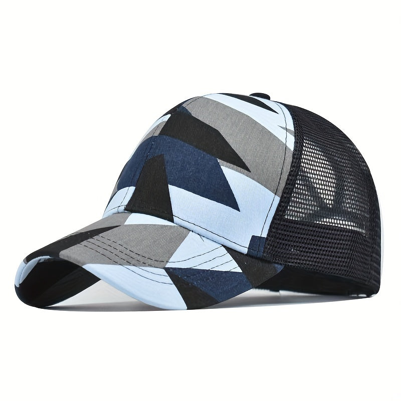 Y2K Block Baseball Cap Hip Hop Snap Back Hat