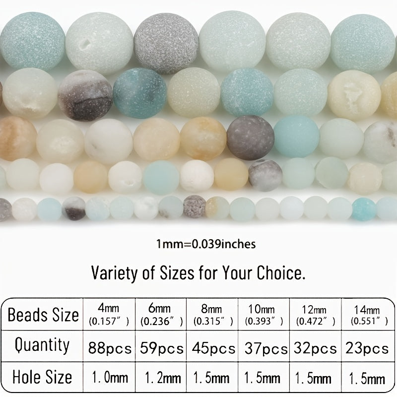 Colorful Round Loose Beads For DIY Jewelry Making 15''