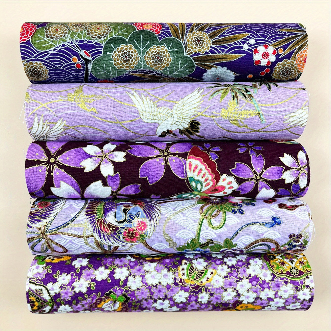 20 Mixed Floral Cotton Fabric for Quilting Sewing DIY Stitching